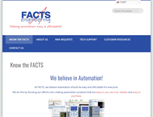 Tablet Screenshot of facts-eng.com